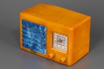 Yellow with Lapis Lazuli FADA 5F60 Catalin Radio